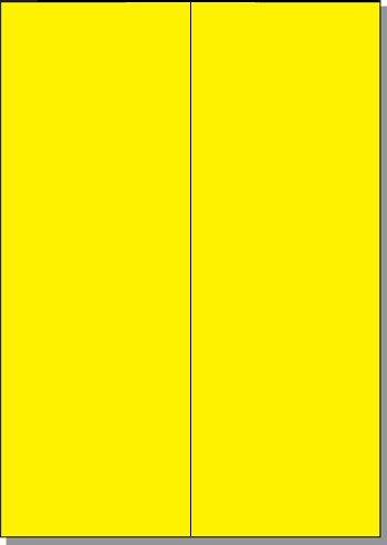 A4 polyester gul 20712