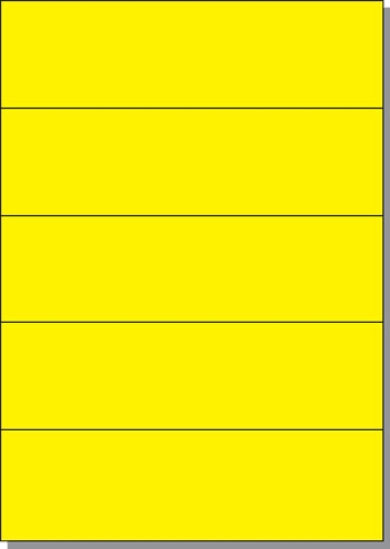 A4 polyester gul 20672