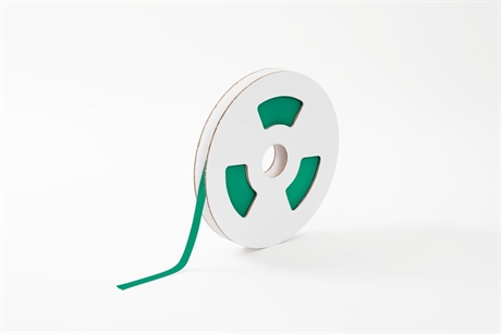 Continuous vinyl label, 9 mm GREEN 304-201-9
