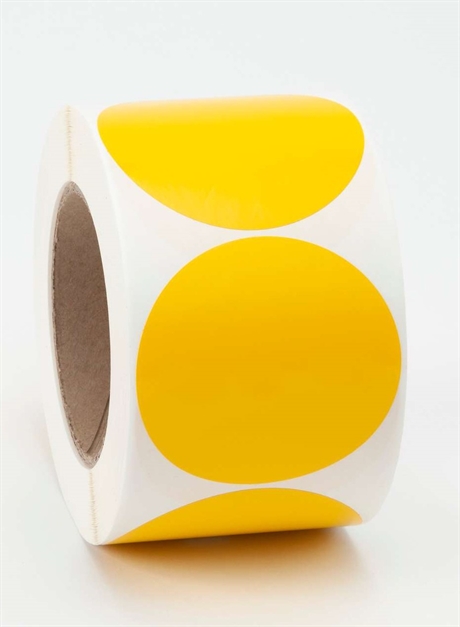 marking dots 75318 yellow vinyl 75 mm