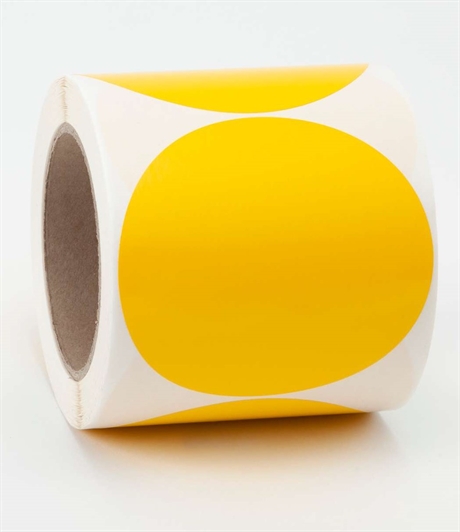 Marking dots 75416 yellow vinyl 100 mm