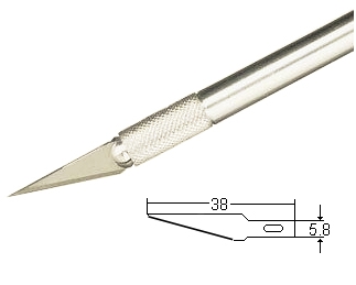 Kniv med utbytbar spets