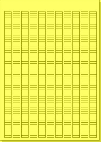 A4 polyester gul UL 20162