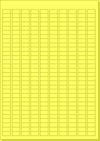 A4 polyester gul UL 20042