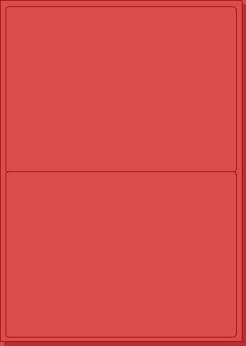 A4 papper röd 27895