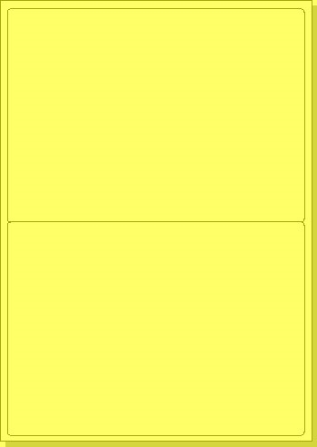 A4 papper gul 26895