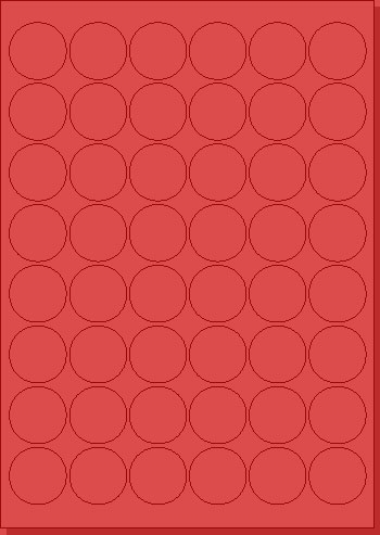 A4 papper röd 27965