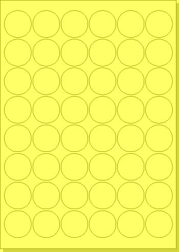 A4 papper gul 26965