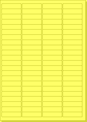 A4 papper gul 26275