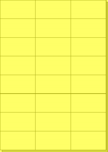 A4 papper gul 26555