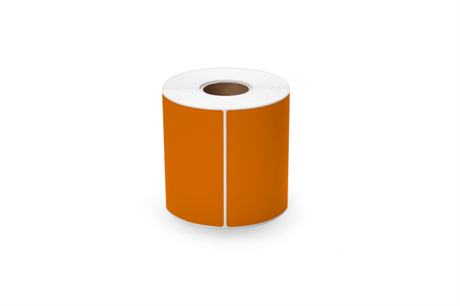 Däcketiketter ORANGE PP kärna 38 mm T-O601