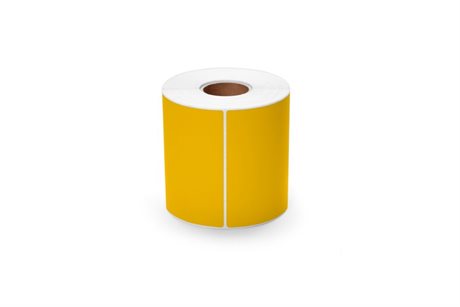 Däcketiketter GUL PP kärna 38 mm T-Y401