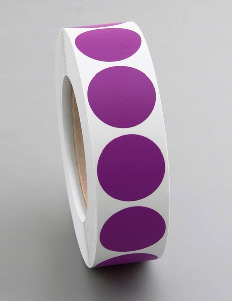 Punktcirklar 75507 lila vinyl 35 mm