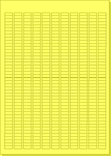 A4 polyester gul UL 20032