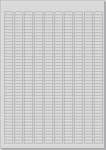 A4 polyester silver UL 21172