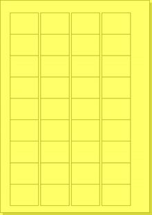 A4 polyester gul UL 20212