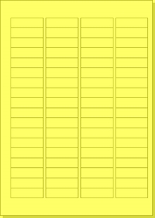 A4 polyester gul UL 20232