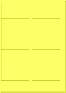 A4 polyester gul UL 20462