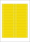 A4 gul ACM märken 90x20 mm
